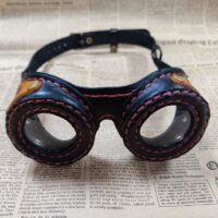 Ochki - goggly iz naturalnoy kozhi Автор: Дмитрий Девятых, г. Екатеринбург Магазин: https://marketcraft.ru/exclusive_steampunk