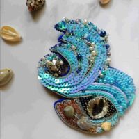 The Sea View Brooch Brosh_from_Lady_Si Бижутерия и аксессуары ручной работы из бисера и натуральных камней Автор: Стёпкина Ирина, г. Краснодар